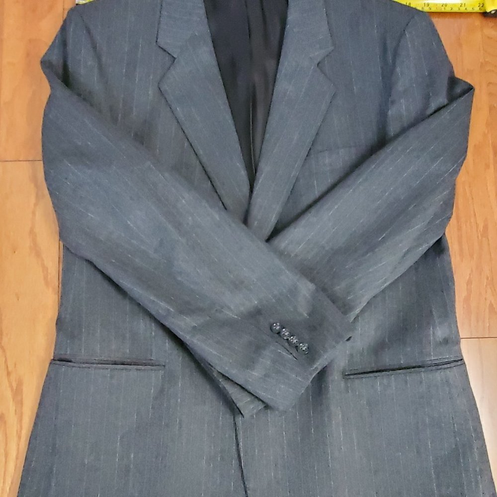 (Men) VTG St. Michael - Sz 42 Gray Wool Suit
